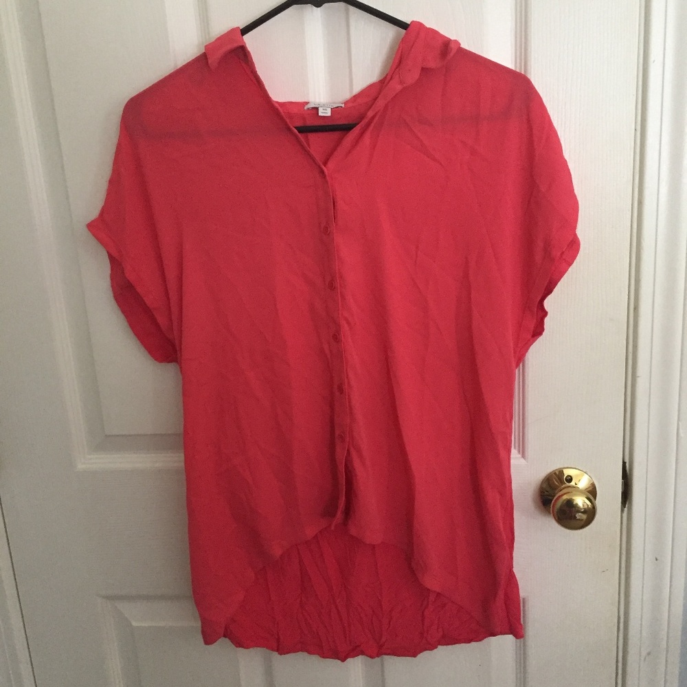 Valette Pink Button Up Blouse